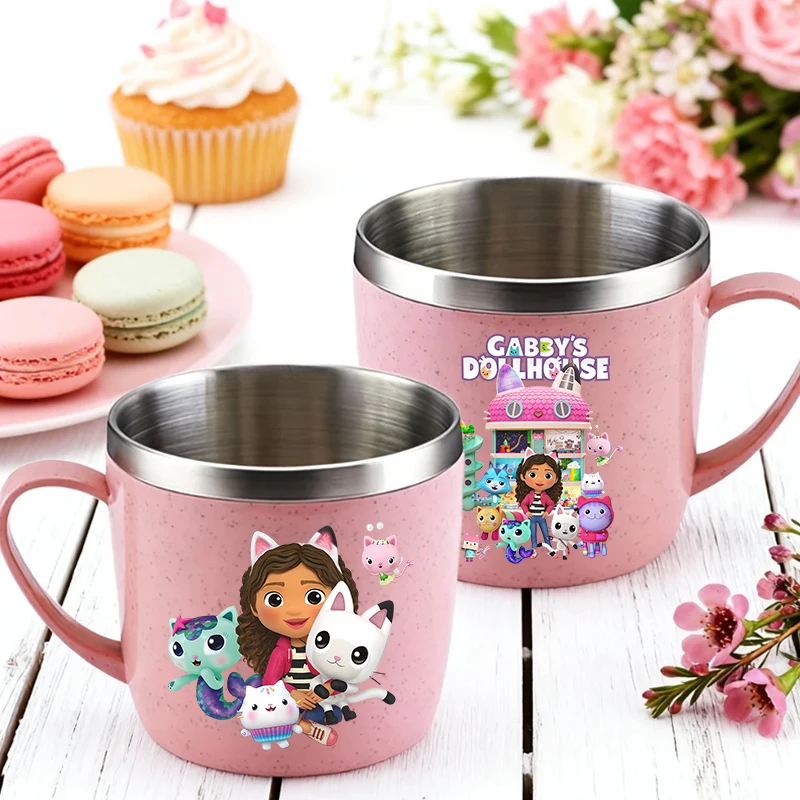 Кукольные домики Габби, чашки для воды для девочек, чашки из нержавеющей стали, ручка, кружка для кофе, молока, чайный напиток, бутылка для воды для домашнего офиса, подарки
Кукольные домики Габби, чашки для воды для девочек, чашки из нержавеющей стали, ручка, кружка для кофе, молока, чайный напиток, бутылка для воды для домашнего офиса, подарки