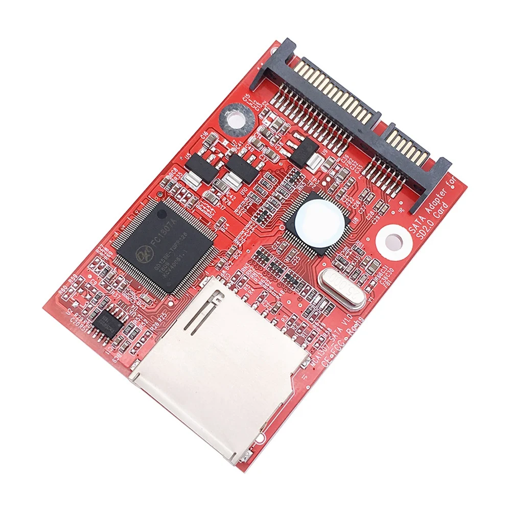 Высокоскоростной адаптер MMC SDHC 2.0SATA к SD Адаптер SD-карты к SATA HDD Безопасное цифровое преобразование Адаптер A002
Высокоскоростной адаптер MMC SDHC 2.0SATA к SD Адаптер SD-карты к SATA HDD Безопасное цифровое преобразование Адаптер A002