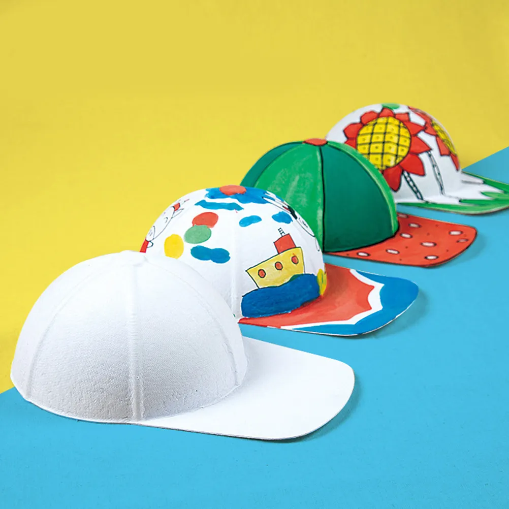 4PCS Paper Pulp Hats Kids Lightweight DIY Creative Drawing Art Craft Projects Round Painting Smooth Safe Educational
4PCS Paper Pulp Hats Kids Lightweight DIY Creative Drawing Art Craft Projects Round Painting Smooth Safe Educational