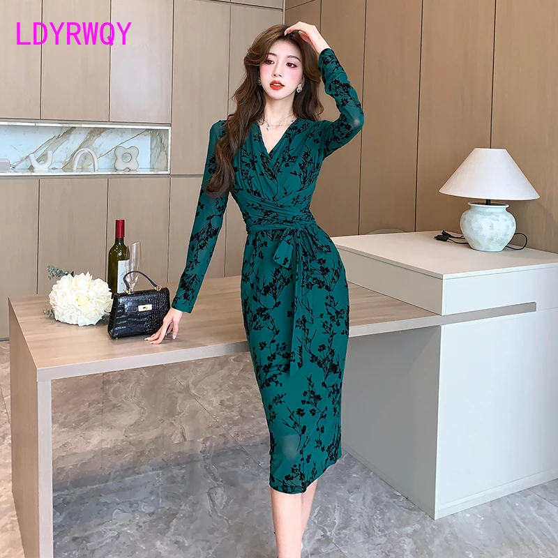 2023 Autumn Fashion Season New Slim Fit Beach Holiday Floral Dress Women's Long
2023 Autumn Fashion Season New Slim Fit Beach Holiday Floral Dress Women's Long