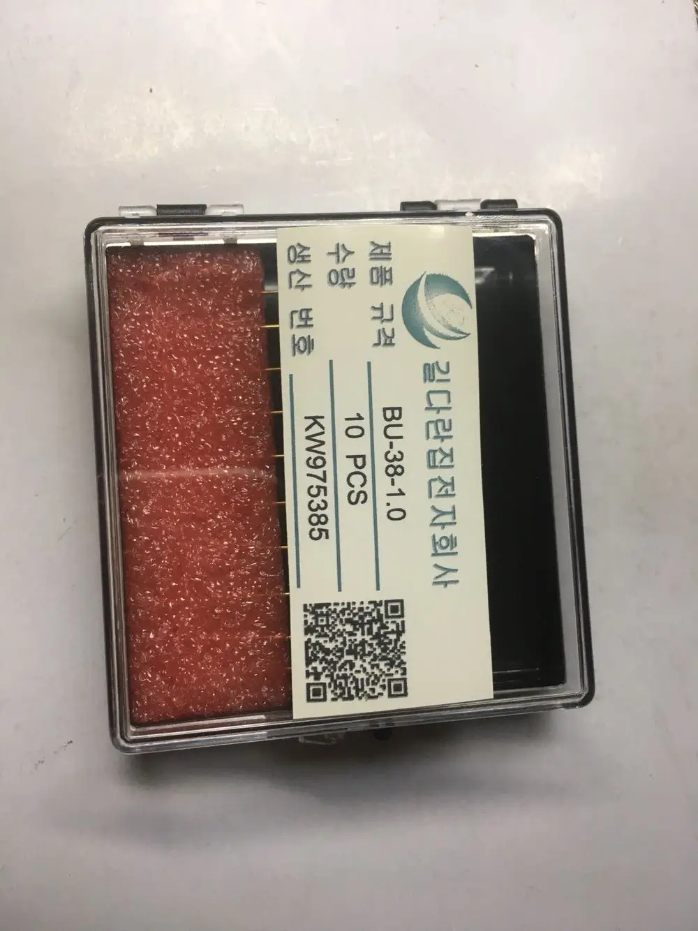 Beryllium Copper Gold-plated Low-resistance Straight Needle Tip Probe High-voltage Table Test Tip Needle BU-38-1.0 DC Probe
Beryllium Copper Gold-plated Low-resistance Straight Needle Tip Probe High-voltage Table Test Tip Needle BU-38-1.0 DC Probe