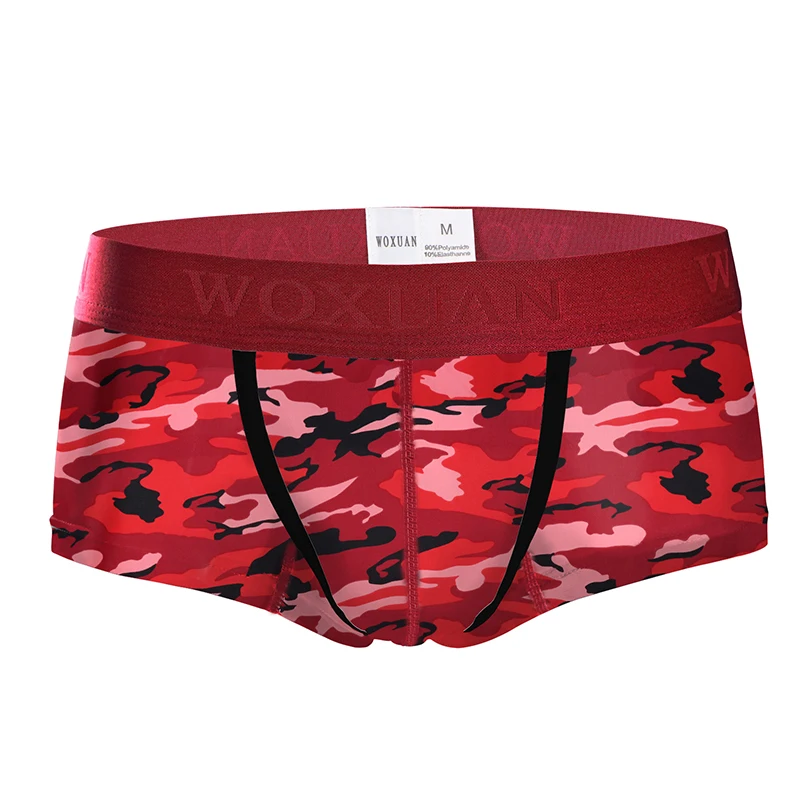 Men's Casual Camouflage Boxer Briefs Flexible Waistband Bulge Pouch Trunks Youth Designer High Quality Underwear
Men's Casual Camouflage Boxer Briefs Flexible Waistband Bulge Pouch Trunks Youth Designer High Quality Underwear