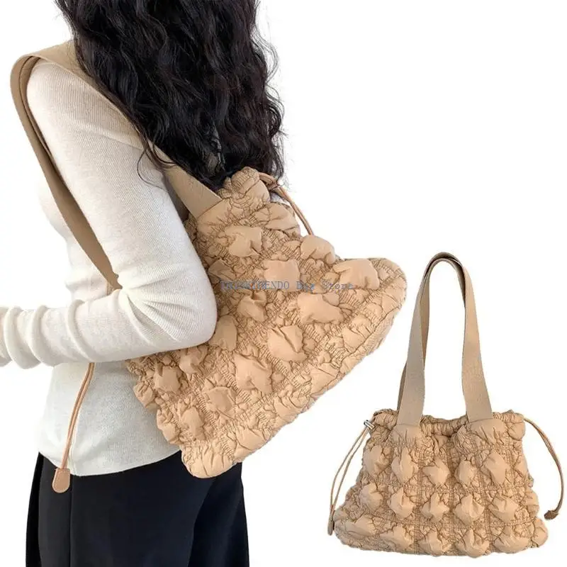 340D Fashionable Ruched Handbag Shoulder Bag Large Capacity Underarm Bags for Women
340D Fashionable Ruched Handbag Shoulder Bag Large Capacity Underarm Bags for Women