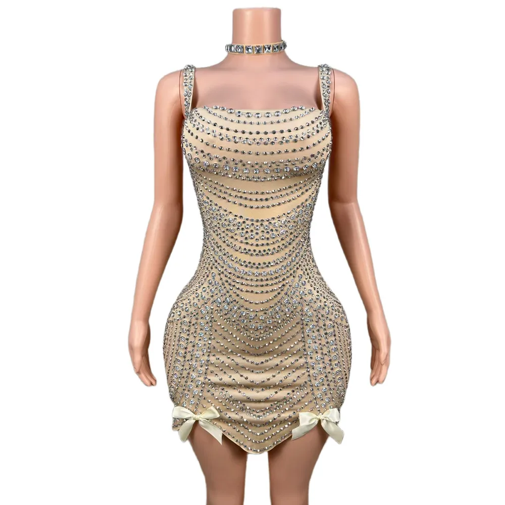 sexy square neck bow rhinestone evening prom hip wrapped dress lady club wear women spaghetti strap birthday party sheath dress
sexy square neck bow rhinestone evening prom hip wrapped dress lady club wear women spaghetti strap birthday party sheath dress