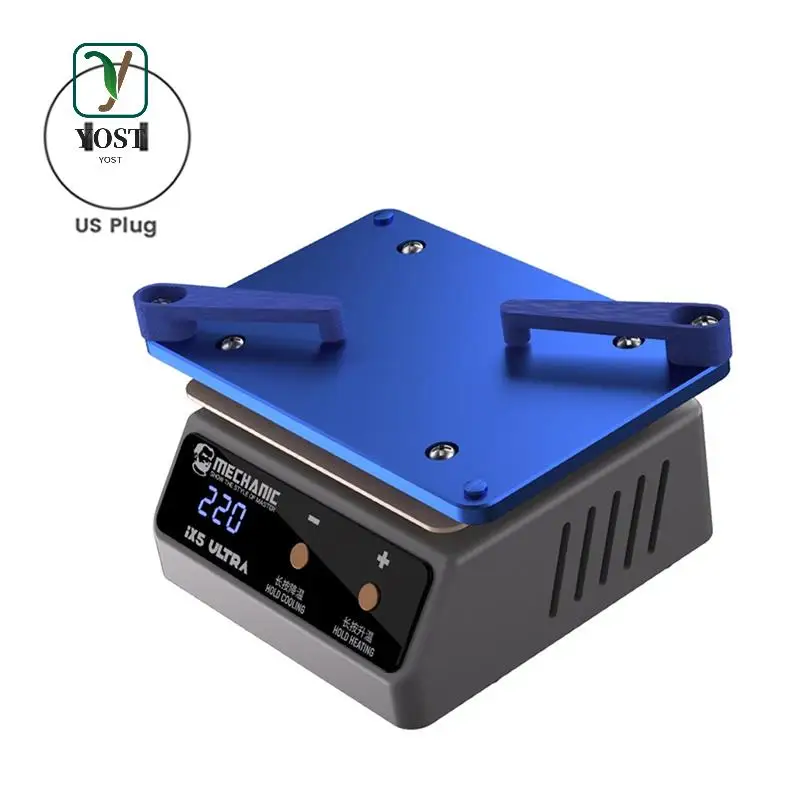 YOST-MECHANIC IX5 Constant Temperature Heating Table Mobile For Phone Screen Removal Lamp Bead Welding Repair Bench
YOST-MECHANIC IX5 Constant Temperature Heating Table Mobile For Phone Screen Removal Lamp Bead Welding Repair Bench