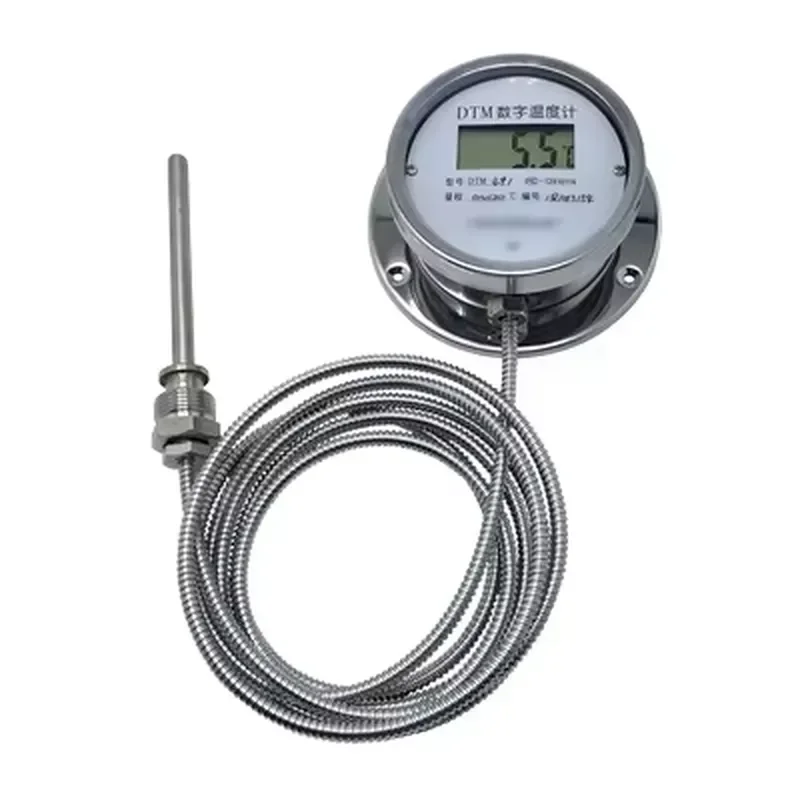 Mechanical Differential Pressure Gauge with Thermometer Probe for DN40 Pipe -50 to 800°C High-Visibility Pointer
Mechanical Differential Pressure Gauge with Thermometer Probe for DN40 Pipe -50 to 800°C High-Visibility Pointer