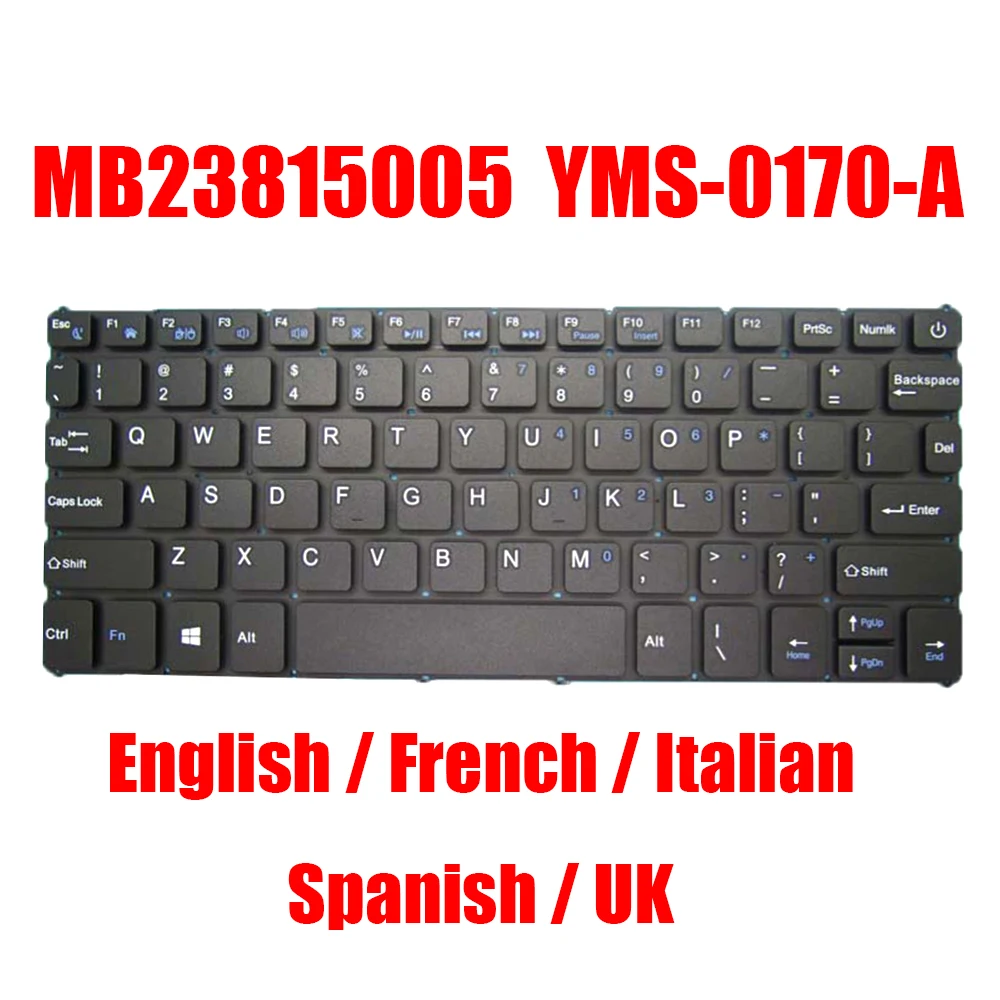 US FR IT SP UK Keyboard MB23815005 YMS-0170-A YJ-399 K780 KY238-15A English French Italian Spanish United Kingdom New
US FR IT SP UK Keyboard MB23815005 YMS-0170-A YJ-399 K780 KY238-15A English French Italian Spanish United Kingdom New