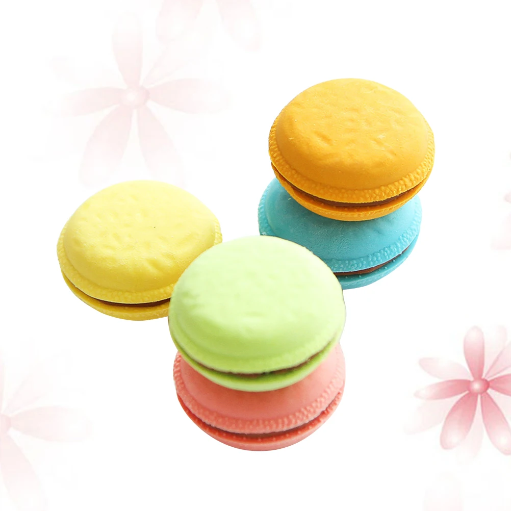 5 Pcs Macaron Sandwich Cookie Shaped Erasers Novelty Stationery Cute Kids School Supplies Cartoon Gifts
5 Pcs Macaron Sandwich Cookie Shaped Erasers Novelty Stationery Cute Kids School Supplies Cartoon Gifts