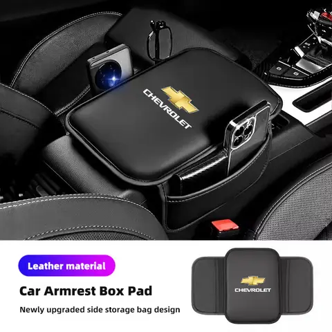 Leder Auto Armlehne Box Pad Auto Armlehne Matte Hohe Qualität Zubehör Für Chevrolet Cruze Captiva Segel Corsa Funken Epica Nubira