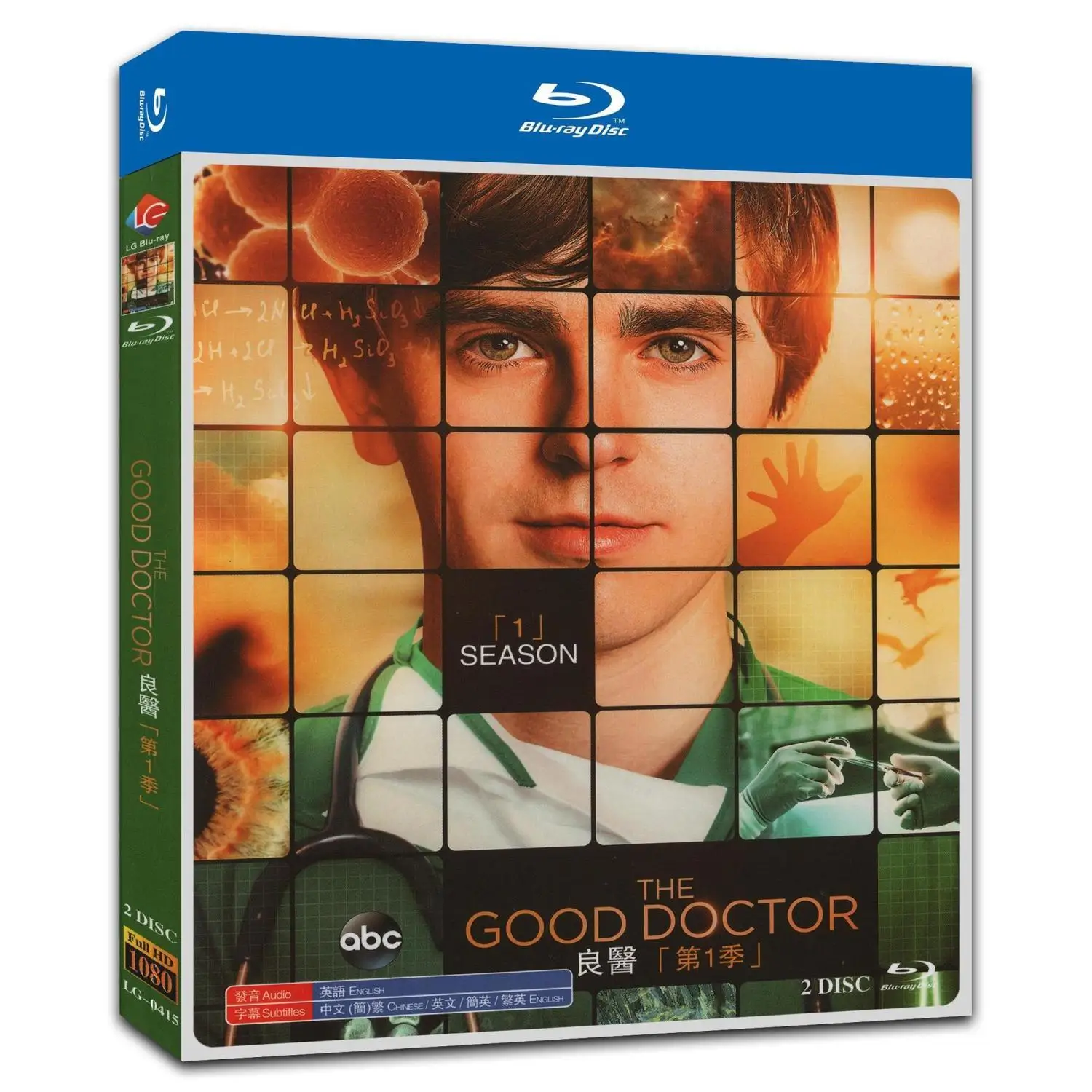 The Good Doctor Season 1, 2 Blu-ray Discs with English/Chinese and English subtitles
The Good Doctor Season 1, 2 Blu-ray Discs with English/Chinese and English subtitles