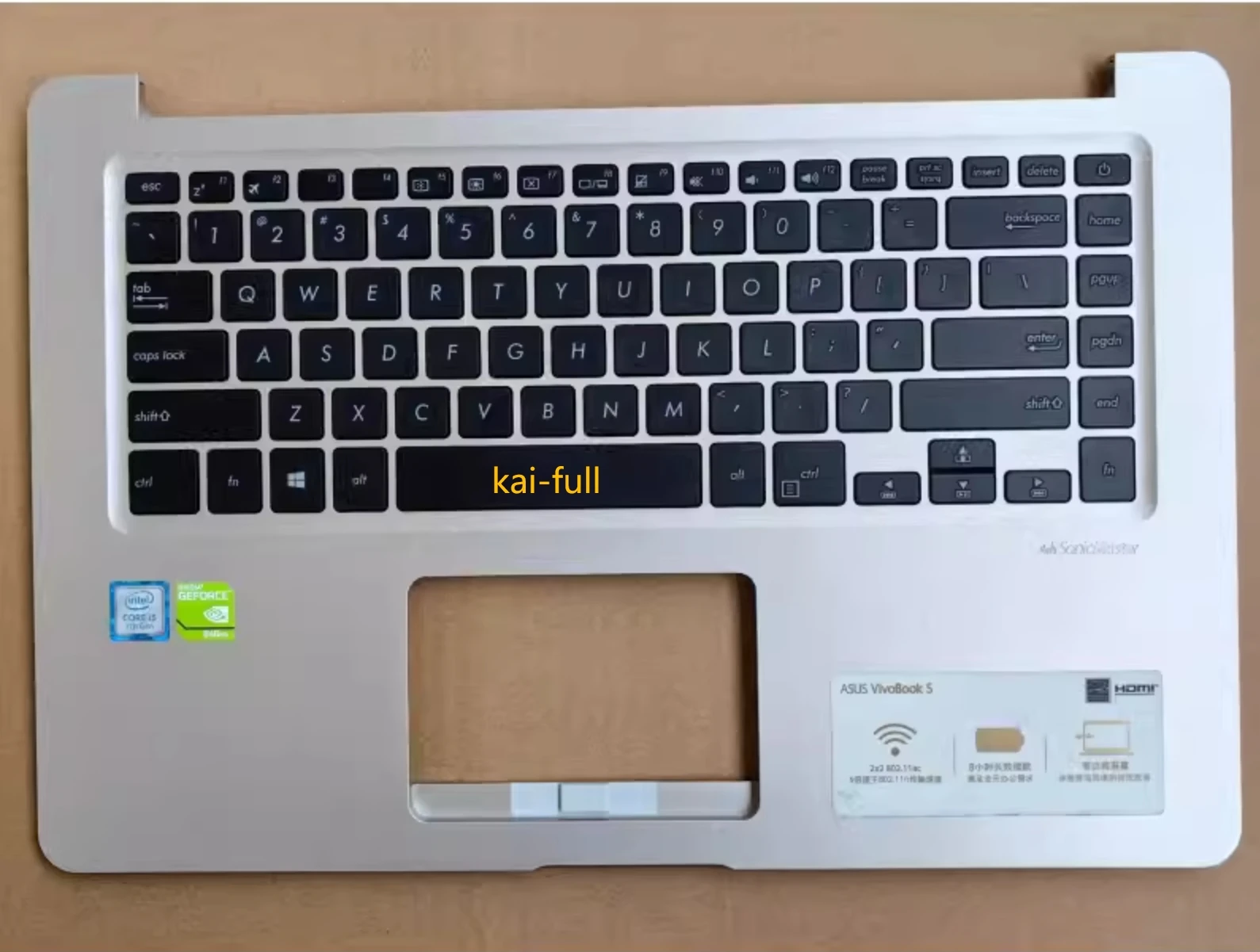 100% new original US Keyboard for ASUS X510U X510UA X510UF X510UR with frame
100% new original US Keyboard for ASUS X510U X510UA X510UF X510UR with frame
