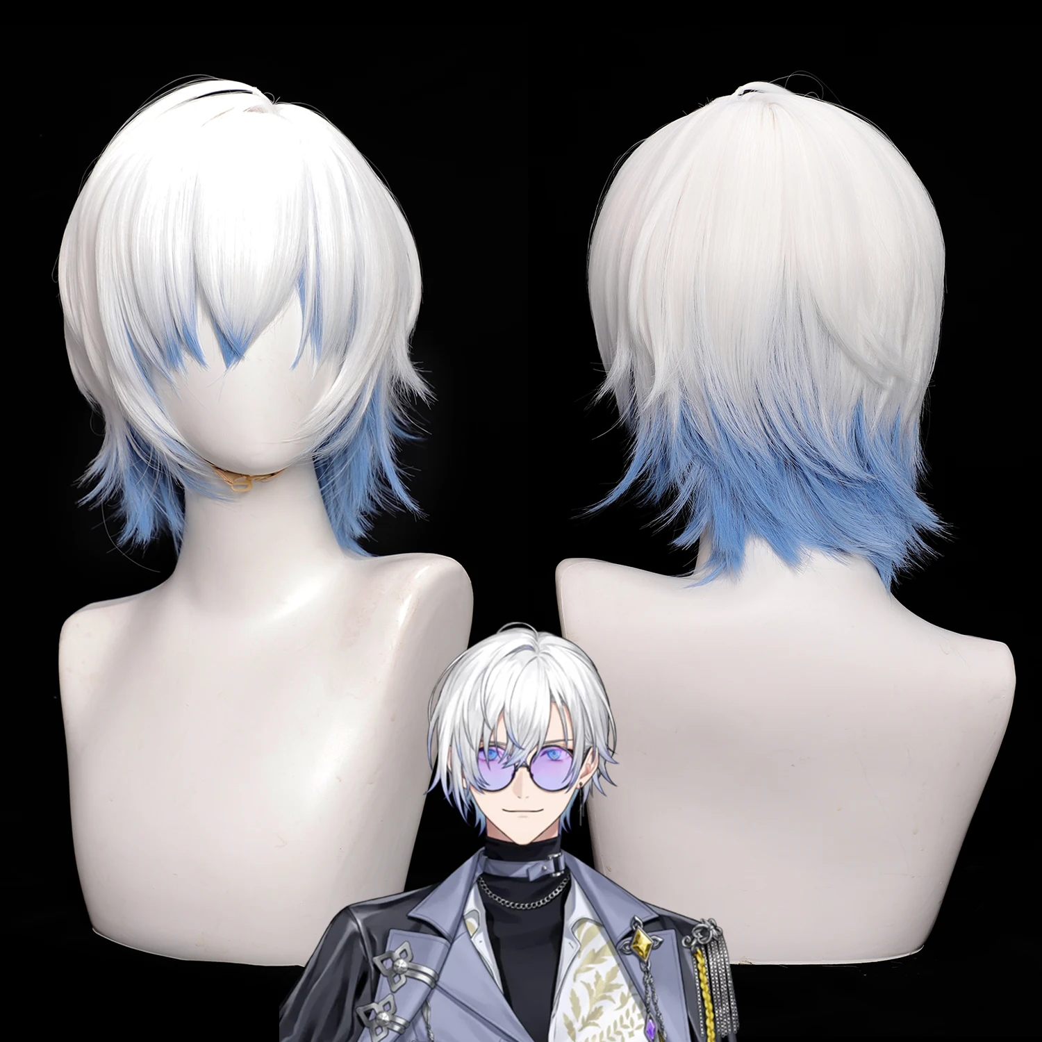 Парик для косплея Nijisanji Virtual VTuber Аниме-парик Kaelix Debonair Аниме-игра Парик для ролевых игр Короткий синтетический парик с челкой Аниме
Парик для косплея Nijisanji Virtual VTuber Аниме-парик Kaelix Debonair Аниме-игра Парик для ролевых игр Короткий синтетический парик с челкой Аниме