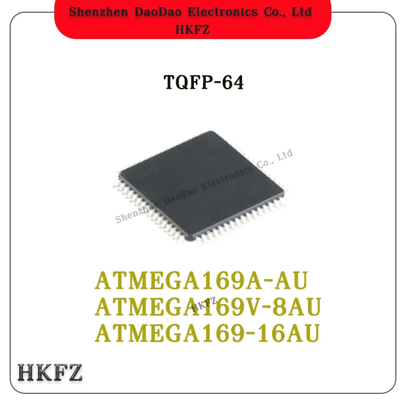 ATMEGA169A-AU ATMEGA169V-8AU ATMEGA169-16AU TQFP-64 Microcontroller chip IC new original
ATMEGA169A-AU ATMEGA169V-8AU ATMEGA169-16AU TQFP-64 Microcontroller chip IC new original