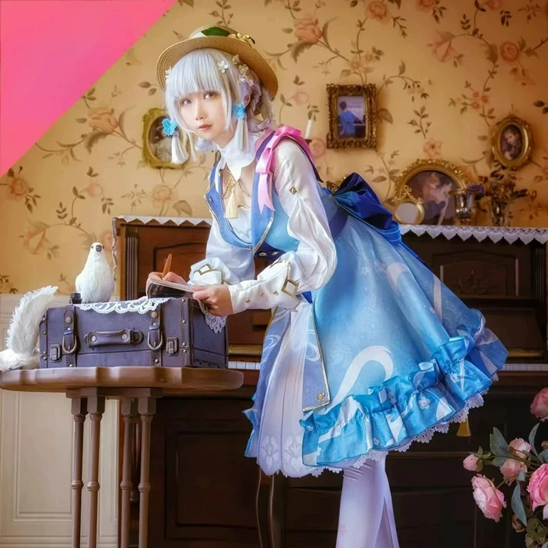 【In Stock】Kamisato Ayaka Skin Cosplay Costume Game Genshin Impact New Outfits Springbloom Dress Hat Euro Size Halloween Dress
【In Stock】Kamisato Ayaka Skin Cosplay Costume Game Genshin Impact New Outfits Springbloom Dress Hat Euro Size Halloween Dress