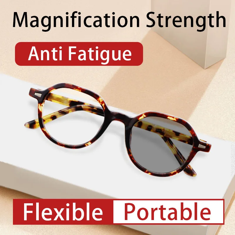 Photochromic Fashion Reading Glasses for Women Stylish Clear Frames Readers Magnifying Presbyopic Eyeglasses Hard Resin Lens
Photochromic Fashion Reading Glasses for Women Stylish Clear Frames Readers Magnifying Presbyopic Eyeglasses Hard Resin Lens