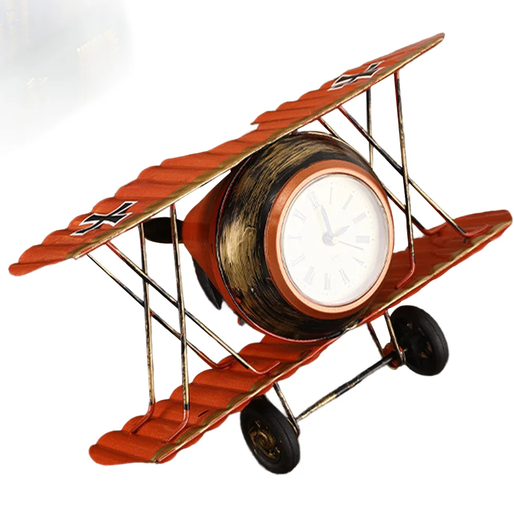 Aircraft Clock Ornaments Living Room Vintage Style Table Classical Desk Bedside Clocks Decorative Retro
Aircraft Clock Ornaments Living Room Vintage Style Table Classical Desk Bedside Clocks Decorative Retro