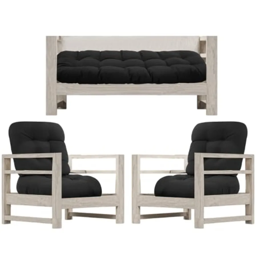 5 Pcs Outdoor Wicker Chair Cushions Set with 1 Loveseat 44 x 19 in Weatherproof and 4 U Shaped Cushions for Wicker Patio Furnit
5 Pcs Outdoor Wicker Chair Cushions Set with 1 Loveseat 44 x 19 in Weatherproof and 4 U Shaped Cushions for Wicker Patio Furnit