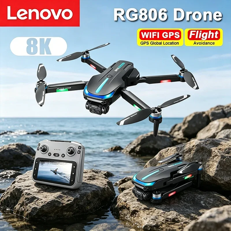 Lenovo RG806 Max Aerial Drone 8K HD 5.6-Inch Remote Control with Screen GPS Positioning Brushless Motor Obstacle Avoidance Toy
Lenovo RG806 Max Aerial Drone 8K HD 5.6-Inch Remote Control with Screen GPS Positioning Brushless Motor Obstacle Avoidance Toy