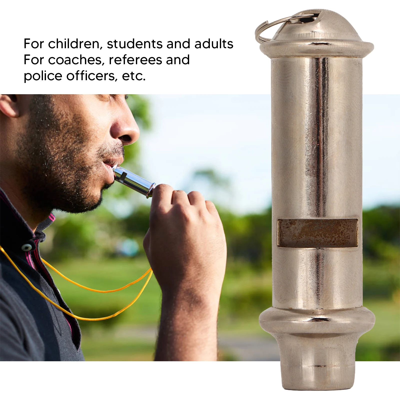 5Pcs Metal Emergency Survival Whistle Stainless Steel Outdoor Whistle For Coach Referee Police Security School
5Pcs Metal Emergency Survival Whistle Stainless Steel Outdoor Whistle For Coach Referee Police Security School