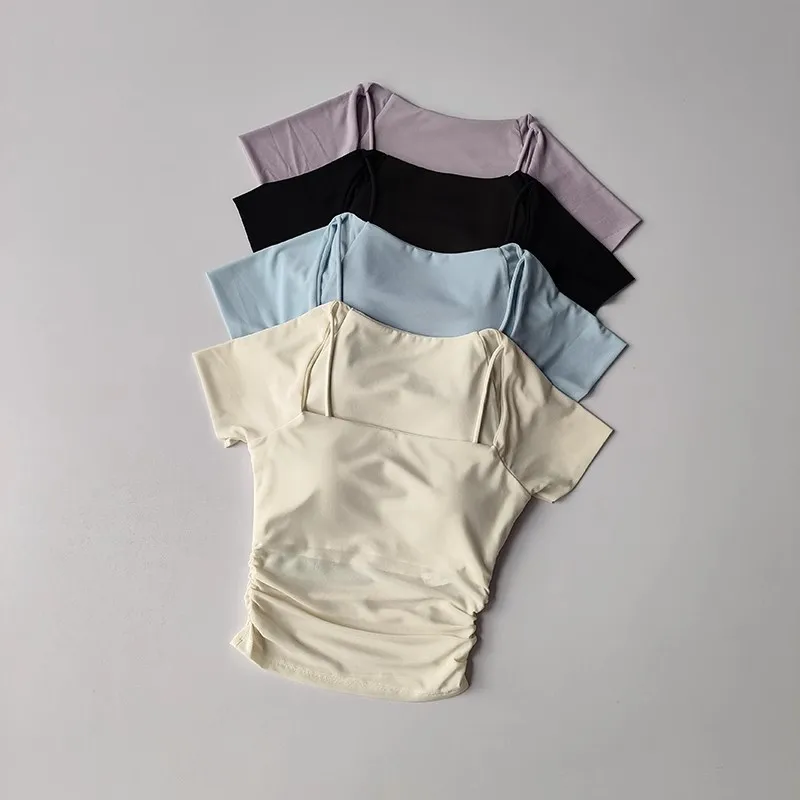 Women's Mesh Sports Shirt Short Sleeve Push-Up Fitness Top Fixed Pads Yoga Shirt Running Wear Sport Shirt Female Gym Clothing
Women's Mesh Sports Shirt Short Sleeve Push-Up Fitness Top Fixed Pads Yoga Shirt Running Wear Sport Shirt Female Gym Clothing
