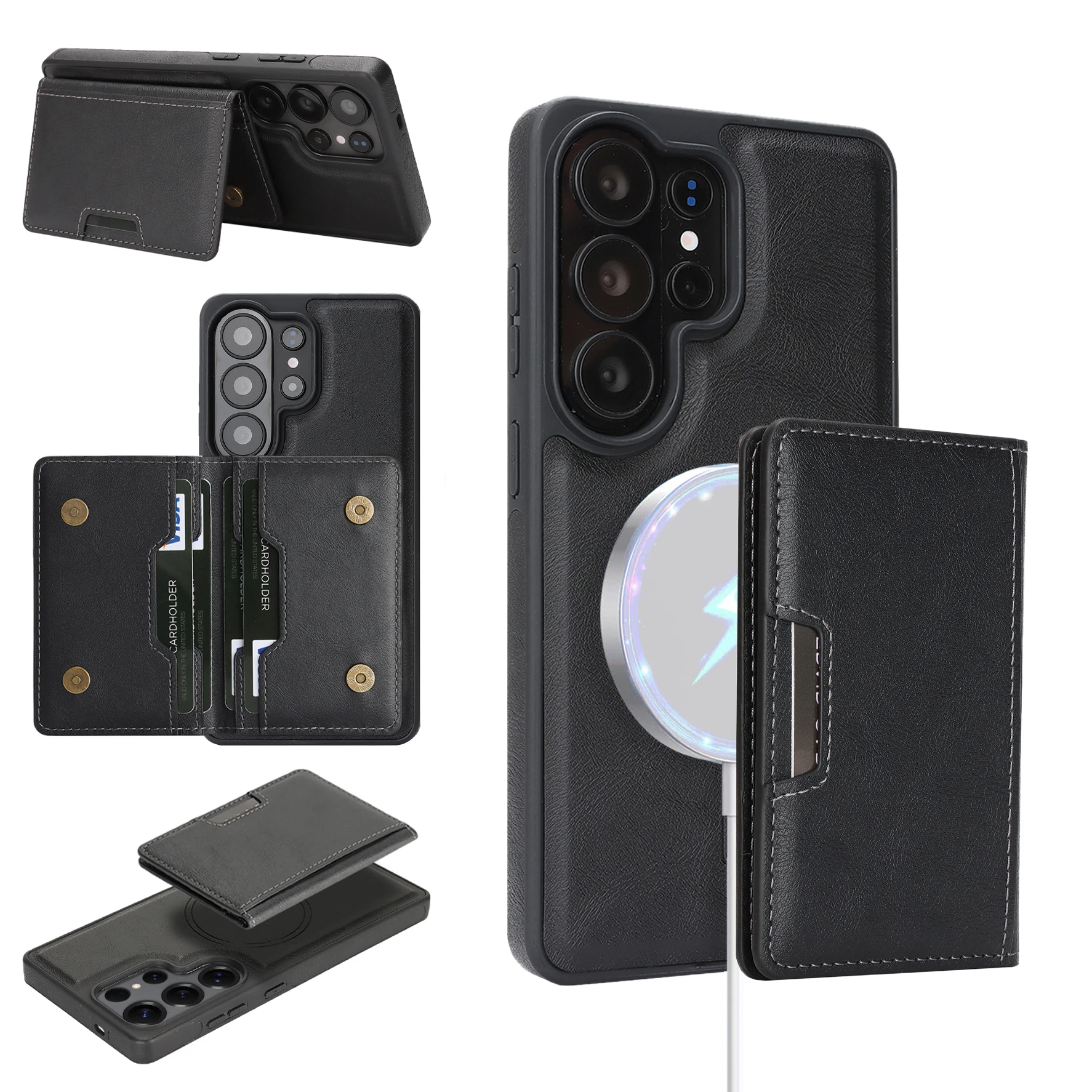 Card Holder Cash Pocket for Samsung Galaxy S26 ultra,S25 Plus, S24,S23,S22ultra Business style, Magnetic Protective Cover
Card Holder Cash Pocket for Samsung Galaxy S26 ultra,S25 Plus, S24,S23,S22ultra Business style, Magnetic Protective Cover