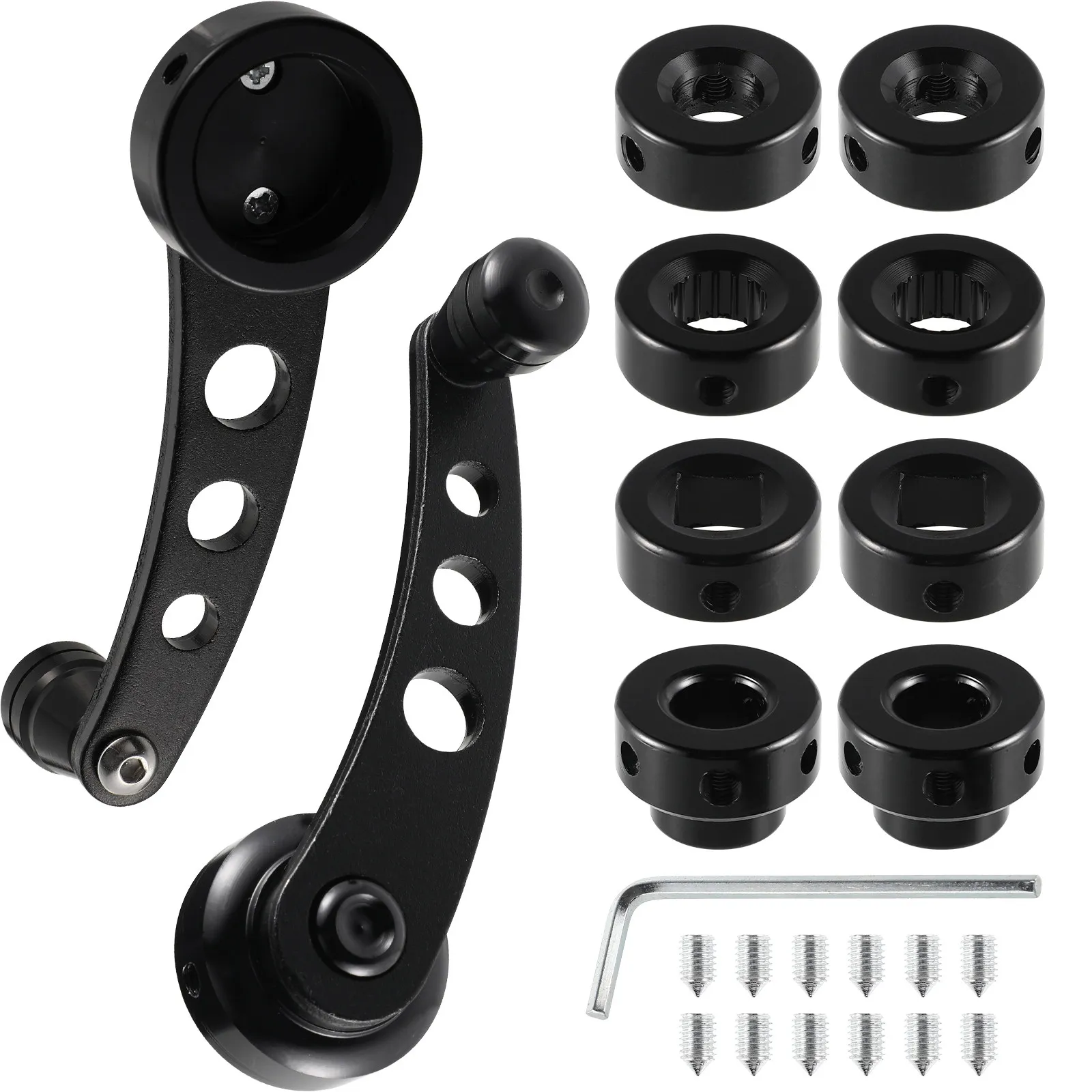 1Set Aluminum Car Window Crank Handle Set Universal Manual Winders for Left Right Doors Interior Upgrade with Mounting Clip
1Set Aluminum Car Window Crank Handle Set Universal Manual Winders for Left Right Doors Interior Upgrade with Mounting Clip