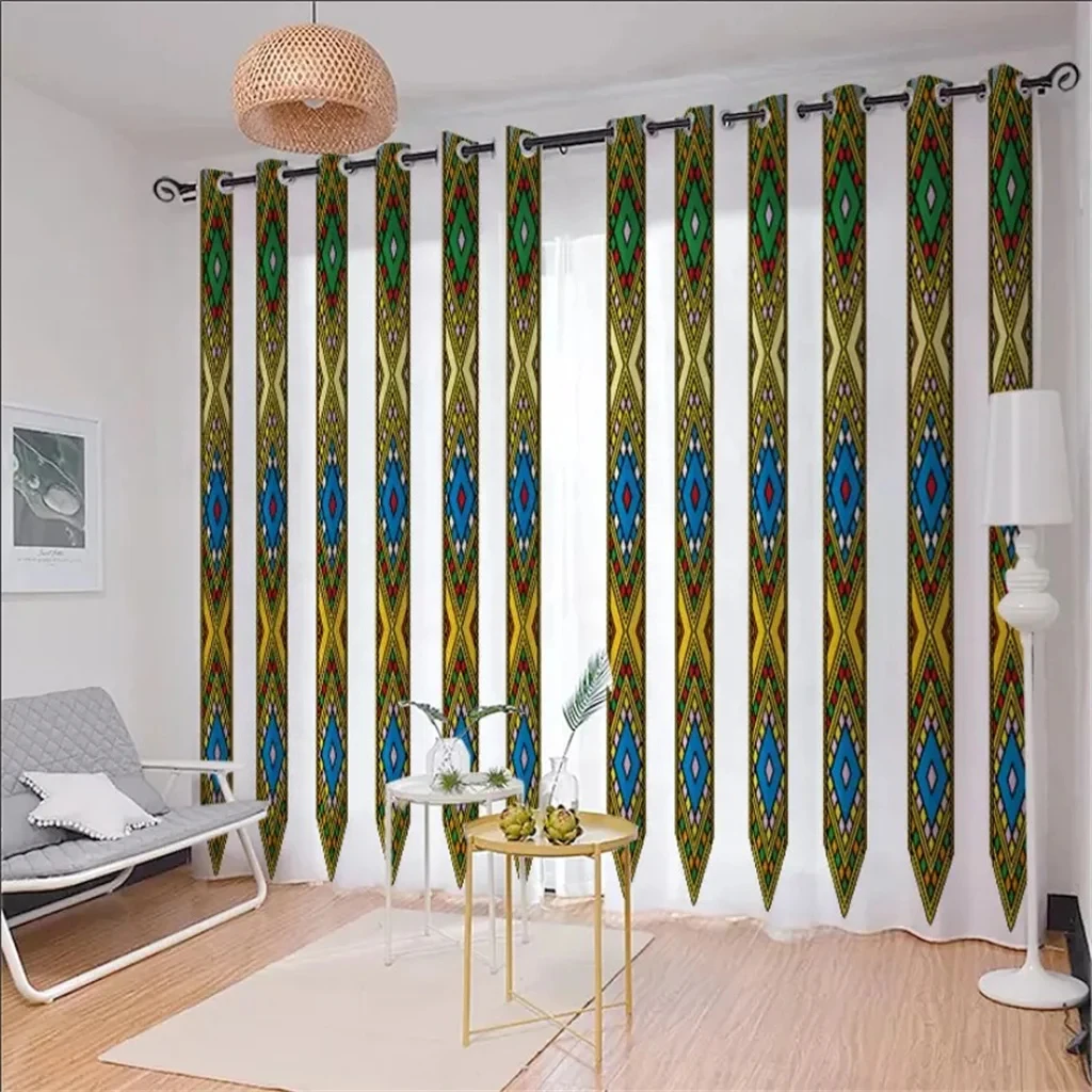Bohemian Pattern Retro Printed Curtains, Polyester Material, Suitable For Living Room, Kitchen, Bedroom, Study Room 2pcs
Bohemian Pattern Retro Printed Curtains, Polyester Material, Suitable For Living Room, Kitchen, Bedroom, Study Room 2pcs