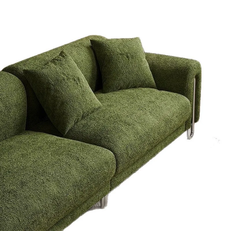 Thickened French retro chenille straight row green fabric sand retro style living room small apartment home
Thickened French retro chenille straight row green fabric sand retro style living room small apartment home
