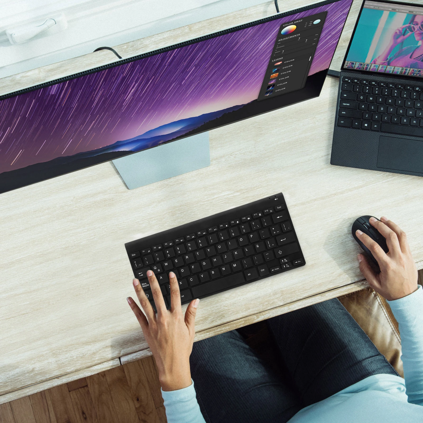 1 set 2.4G Wireless Keyboard Mouse Combo Latin Layout Resin Durable Set Office Workstation Computer Accessories Game
1 set 2.4G Wireless Keyboard Mouse Combo Latin Layout Resin Durable Set Office Workstation Computer Accessories Game