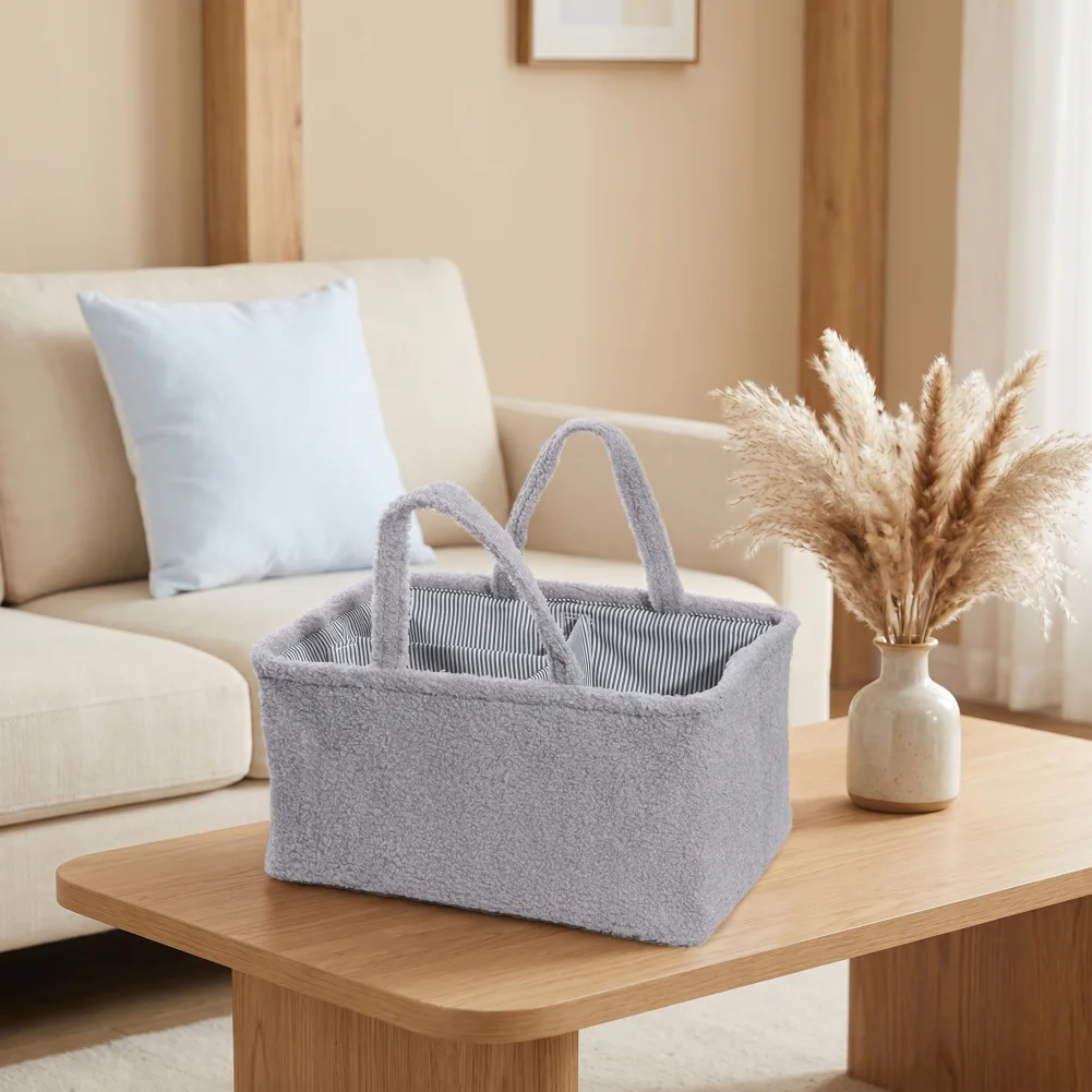Nursery Organization Bin Baby Diaper Caddy Organizer with Adjustable Divider Capacity Nursery Storage Basket for Baby Essentials
Nursery Organization Bin Baby Diaper Caddy Organizer with Adjustable Divider Capacity Nursery Storage Basket for Baby Essentials