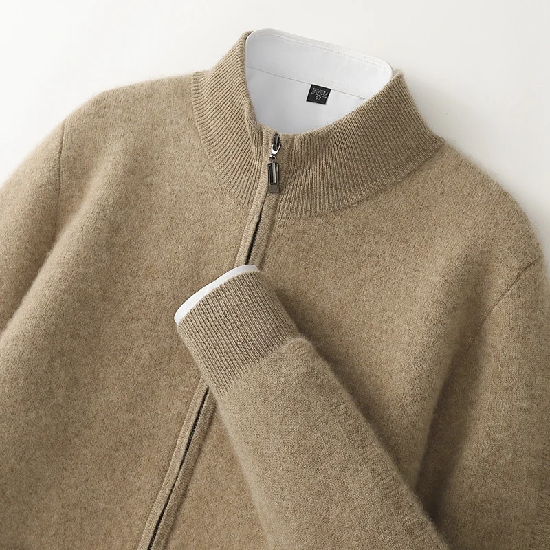 Yoyoselect мужской кашемировый кардиган с воротником-стойкой, осень-зима, толстый теплый свитер с карманами, 100% кашемир, роскошная куртка на молнии
Yoyoselect мужской кашемировый кардиган с воротником-стойкой, осень-зима, толстый теплый свитер с карманами, 100% кашемир, роскошная куртка на молнии