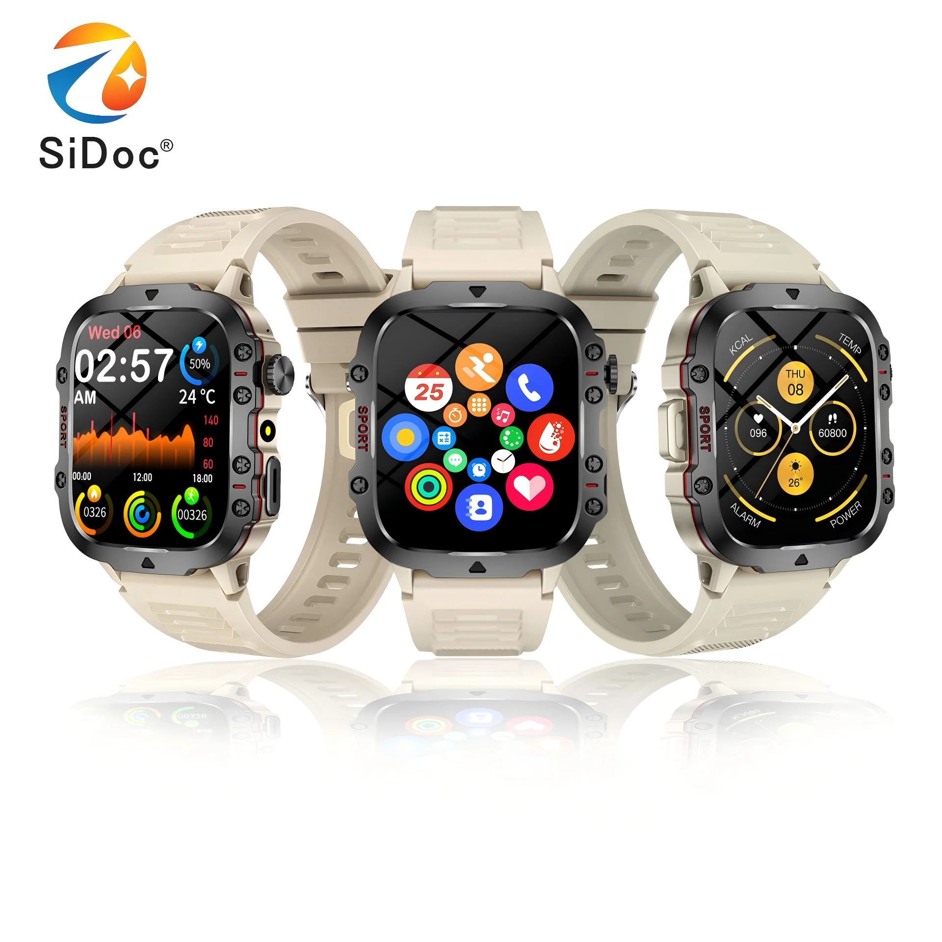 Suitable for hiking or outdoor sports, large screen smartwatch H19, step count, sleep tracking, Bluetooth calling
Suitable for hiking or outdoor sports, large screen smartwatch H19, step count, sleep tracking, Bluetooth calling