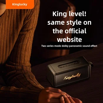 Kinglucky S17 Bluetooth Audio Speaker Wireless Big Powerful Sound 100w IPX6 waterproof Home Family Singing Children's Gifts