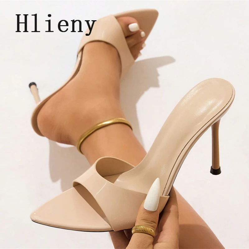 Hlieny/летние модные шлепанцы с острым носком, женские дизайнерские сандалии на тонком высоком каблуке, вечерние шлепанцы, обувь Zapatos De Mujer
Hlieny/летние модные шлепанцы с острым носком, женские дизайнерские сандалии на тонком высоком каблуке, вечерние шлепанцы, обувь Zapatos De Mujer