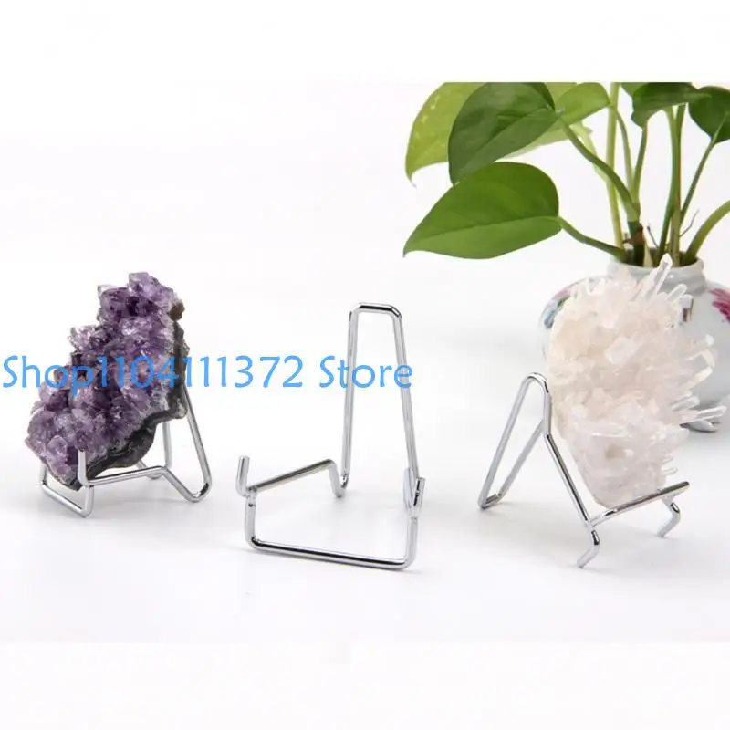 652F Gemstone-Mineral Holder Metal Arm Display Stand Rock Geode Display Plate Holder Frame Stand for Picture Collectibles
652F Gemstone-Mineral Holder Metal Arm Display Stand Rock Geode Display Plate Holder Frame Stand for Picture Collectibles