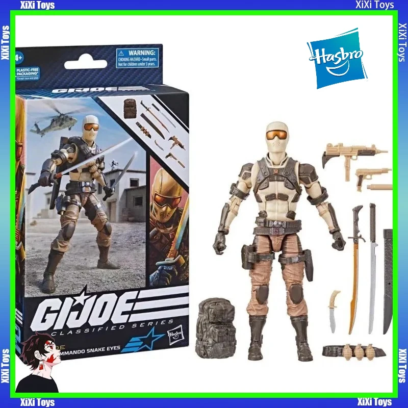 Original Hasbro G.I. Joe Classified Series Desert Commando Snake Eyes Action Figure Toys Ornaments Model
Original Hasbro G.I. Joe Classified Series Desert Commando Snake Eyes Action Figure Toys Ornaments Model