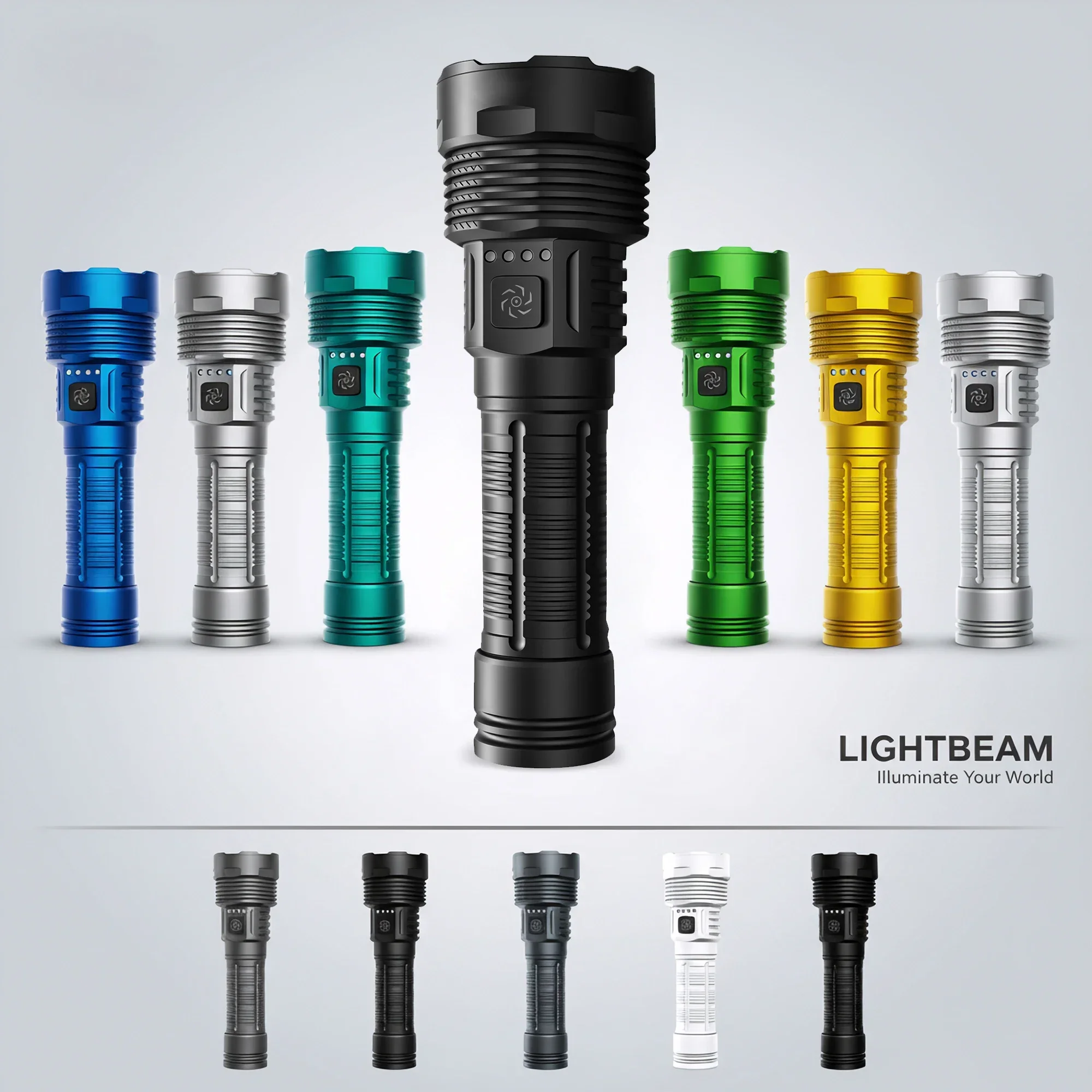 Ultra Bright Tactical Flashlight, Rechargeable LED Torch with Battery Display, Multi-Mode Dimming, Long-Lasting, Durable, for Ca
Ultra Bright Tactical Flashlight, Rechargeable LED Torch with Battery Display, Multi-Mode Dimming, Long-Lasting, Durable, for Ca