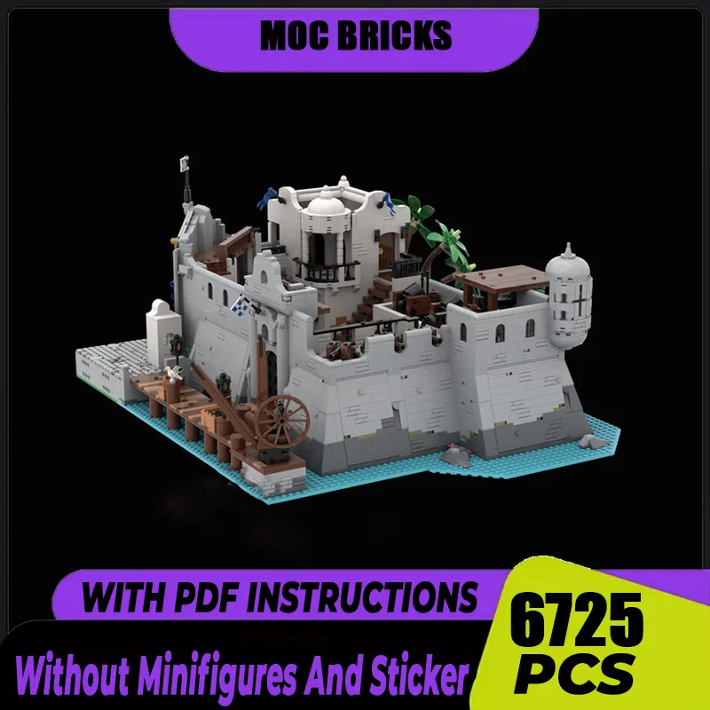 Medieval Castle Model Moc Building Blocks Pirate Castle Defense Model Technology Bricks DIY Assembly Holiday Construstion Toy
Medieval Castle Model Moc Building Blocks Pirate Castle Defense Model Technology Bricks DIY Assembly Holiday Construstion Toy