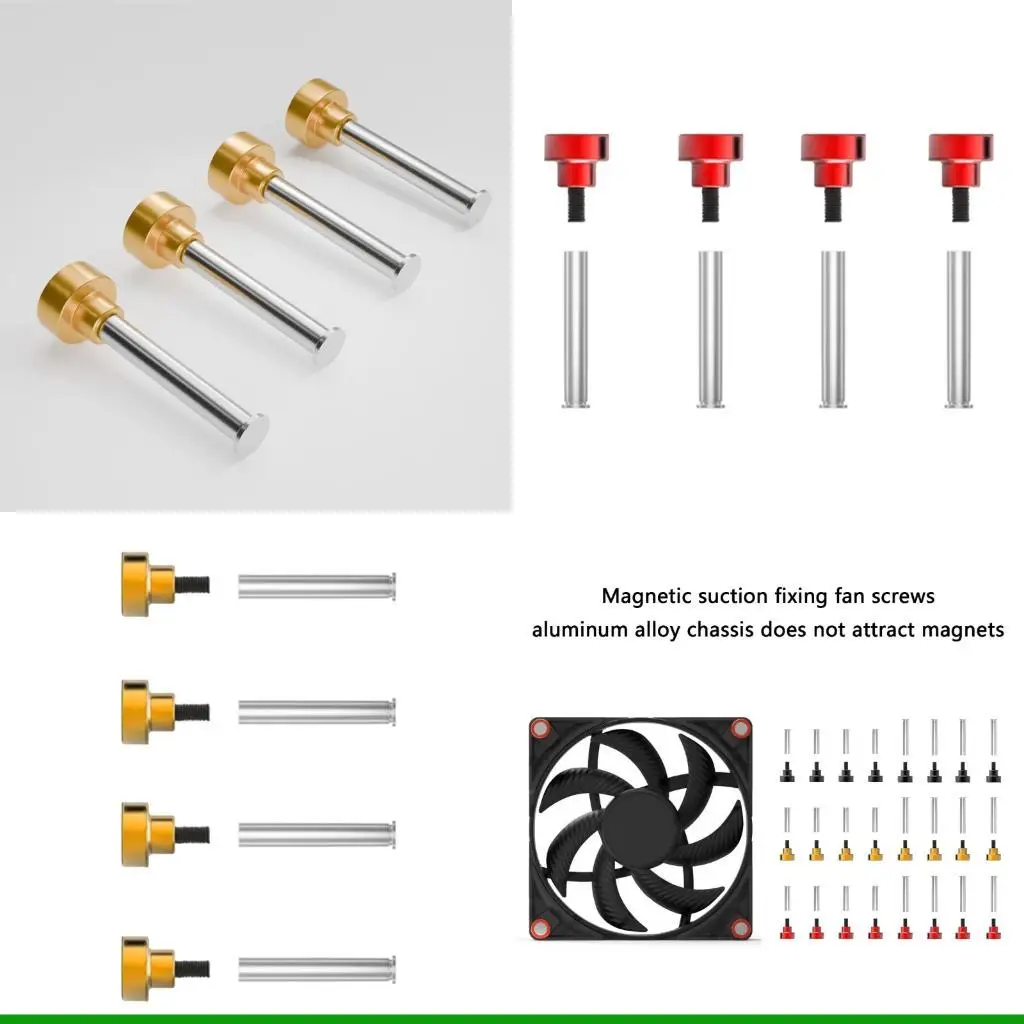 U55C High Strength Metal Fan Screws HassleFree Alignment and DamageFree Removal for PC Builds