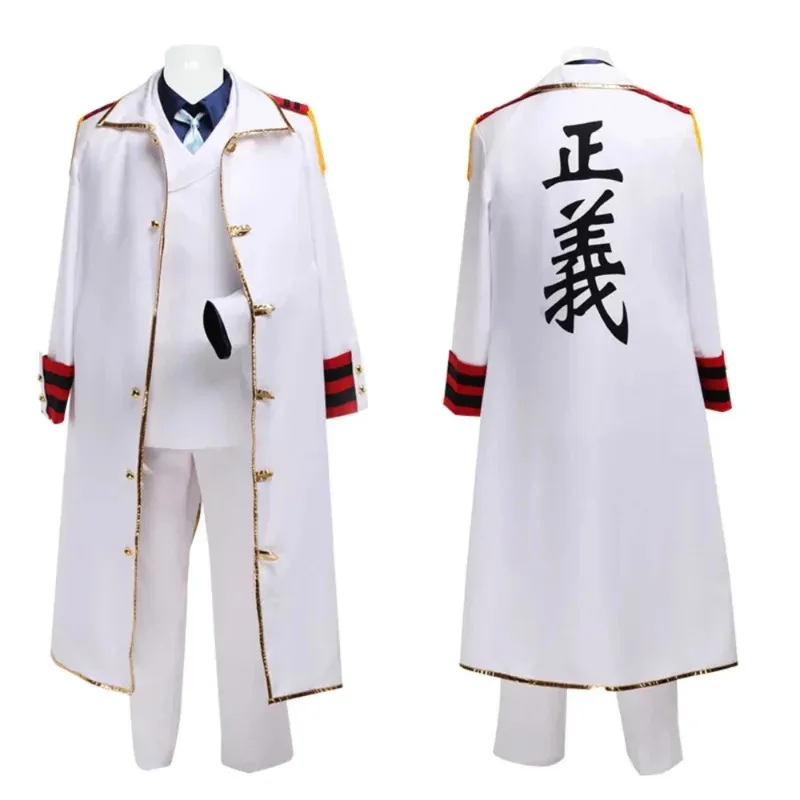 Anime Monkey D Garp Cosplay Costume Vice Admiral Cloak Top Pants Shirt Bow Tie Full Set Luffy Grandpa Role Play Suit Halloween
Anime Monkey D Garp Cosplay Costume Vice Admiral Cloak Top Pants Shirt Bow Tie Full Set Luffy Grandpa Role Play Suit Halloween