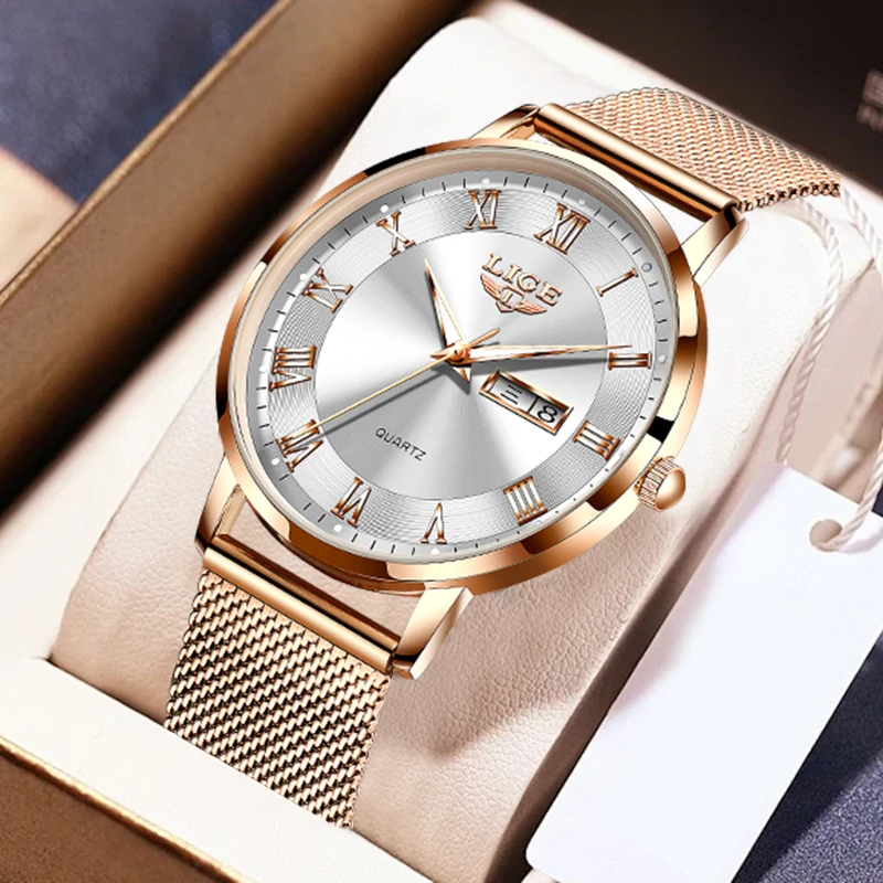 LIGE Fashion Classic Quartz Watches Male Luxury Casual Steel Mesh Belt Auto Date Week Ultra Thin Man Watch Waterproof Clocks New
LIGE Fashion Classic Quartz Watches Male Luxury Casual Steel Mesh Belt Auto Date Week Ultra Thin Man Watch Waterproof Clocks New