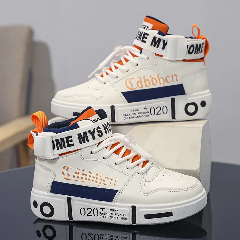 Luxury Design Children Shoes Boys Sneaker Autumn PU Leather Printed Thick Sole Kids High Top Shoes Sports Tennis Boys Sneaker
Luxury Design Children Shoes Boys Sneaker Autumn PU Leather Printed Thick Sole Kids High Top Shoes Sports Tennis Boys Sneaker