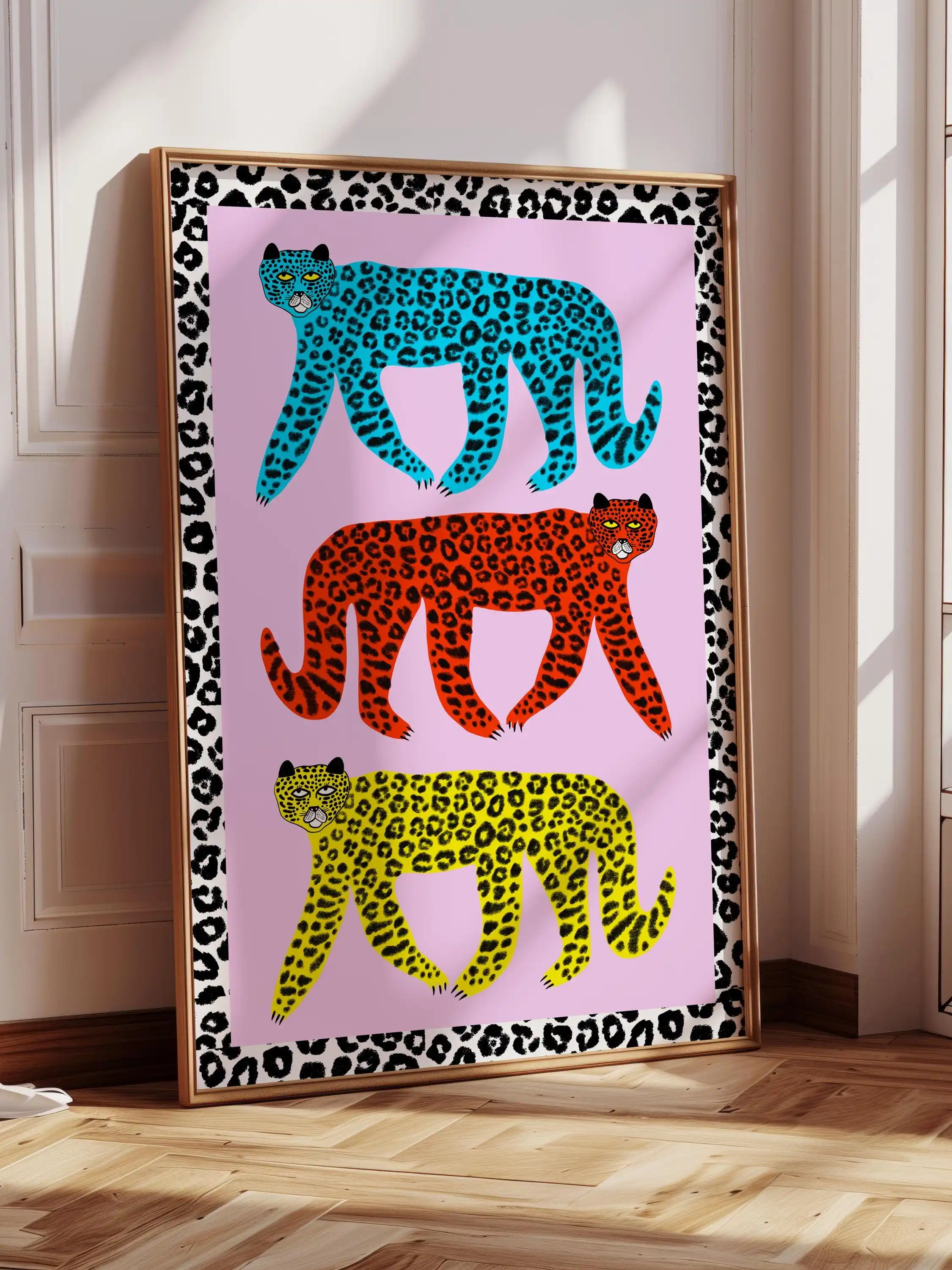 Sassy Leopards Art Print, Home Decor, Wall Decoration, Gift for Her Kitchen Bedroom and Living Room, House Warming, Animal Print
Sassy Leopards Art Print, Home Decor, Wall Decoration, Gift for Her Kitchen Bedroom and Living Room, House Warming, Animal Print
