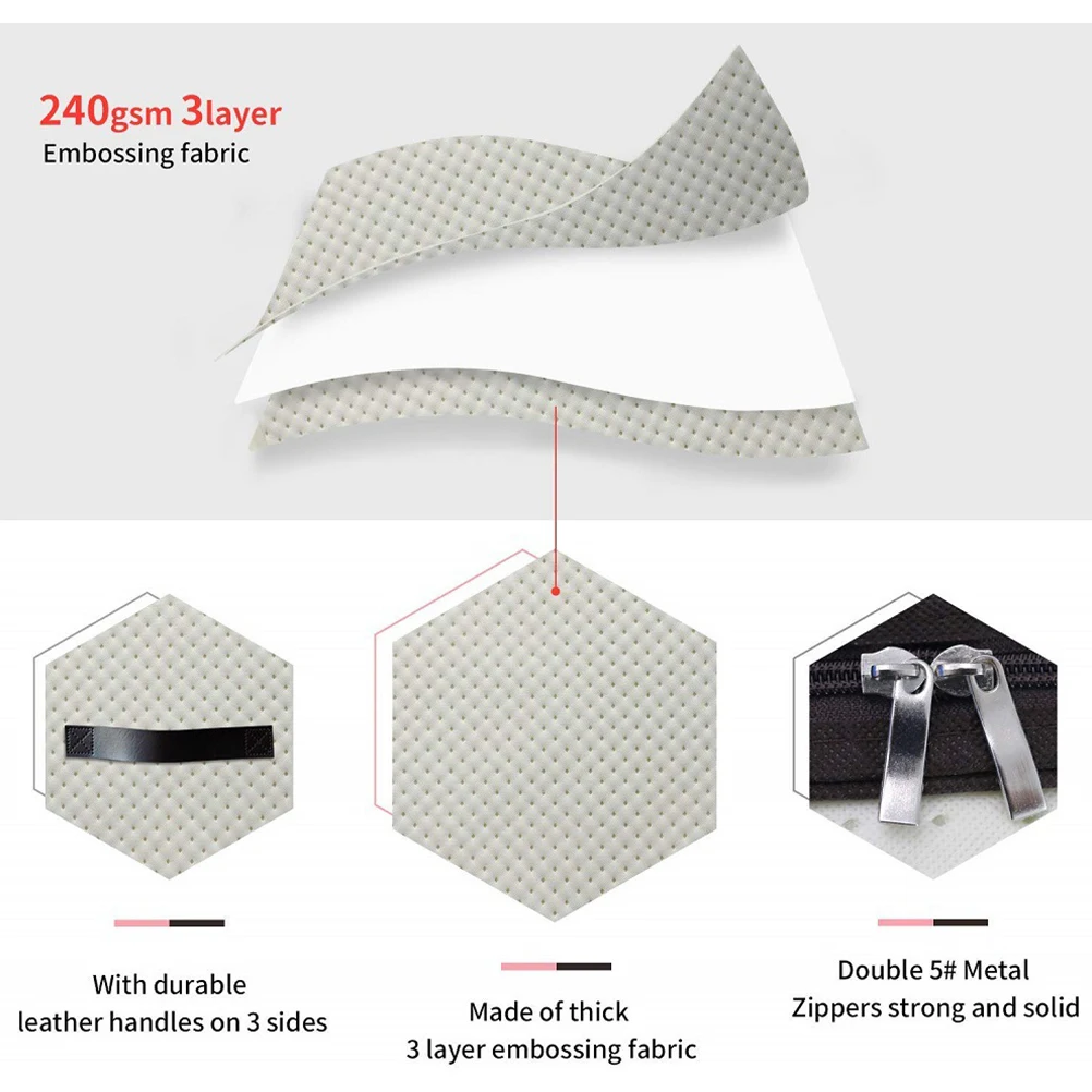 2pcs Storage Boxes Thicken Non-Woven Fabric Large Capacity Quilt Clothes Organizer Bag Handles Home Wardrobe Moving under Bed
2pcs Storage Boxes Thicken Non-Woven Fabric Large Capacity Quilt Clothes Organizer Bag Handles Home Wardrobe Moving under Bed