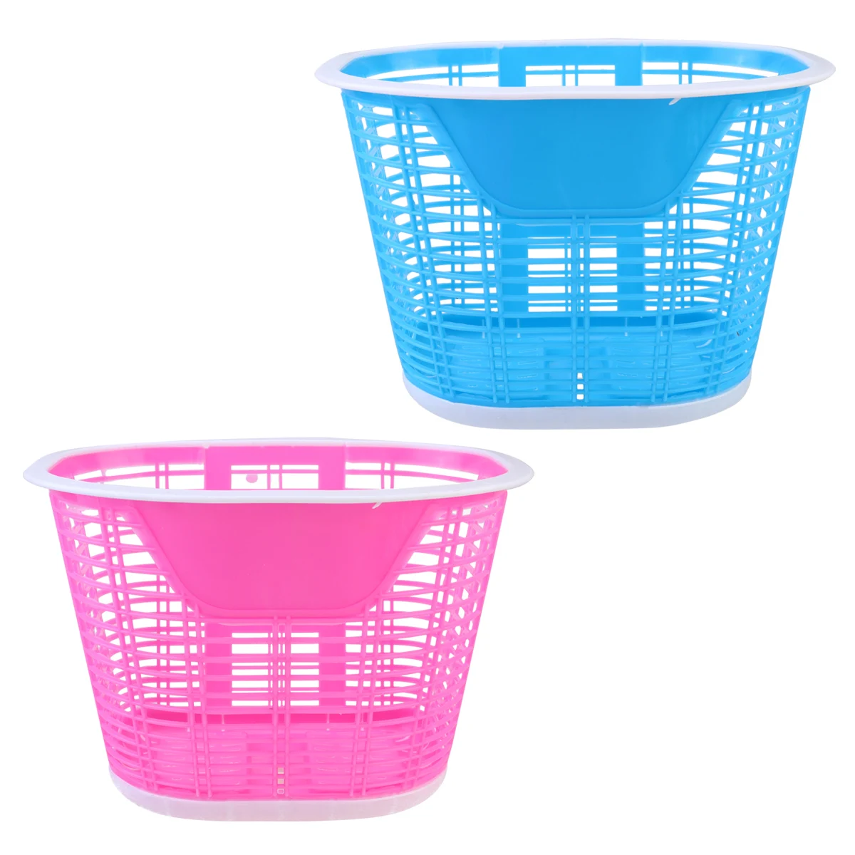 2Pcs Children's Bicycle Basket Plastic Scratch Resistant Front Handlebar Storage Basket Detachable for Kids Bike
2Pcs Children's Bicycle Basket Plastic Scratch Resistant Front Handlebar Storage Basket Detachable for Kids Bike