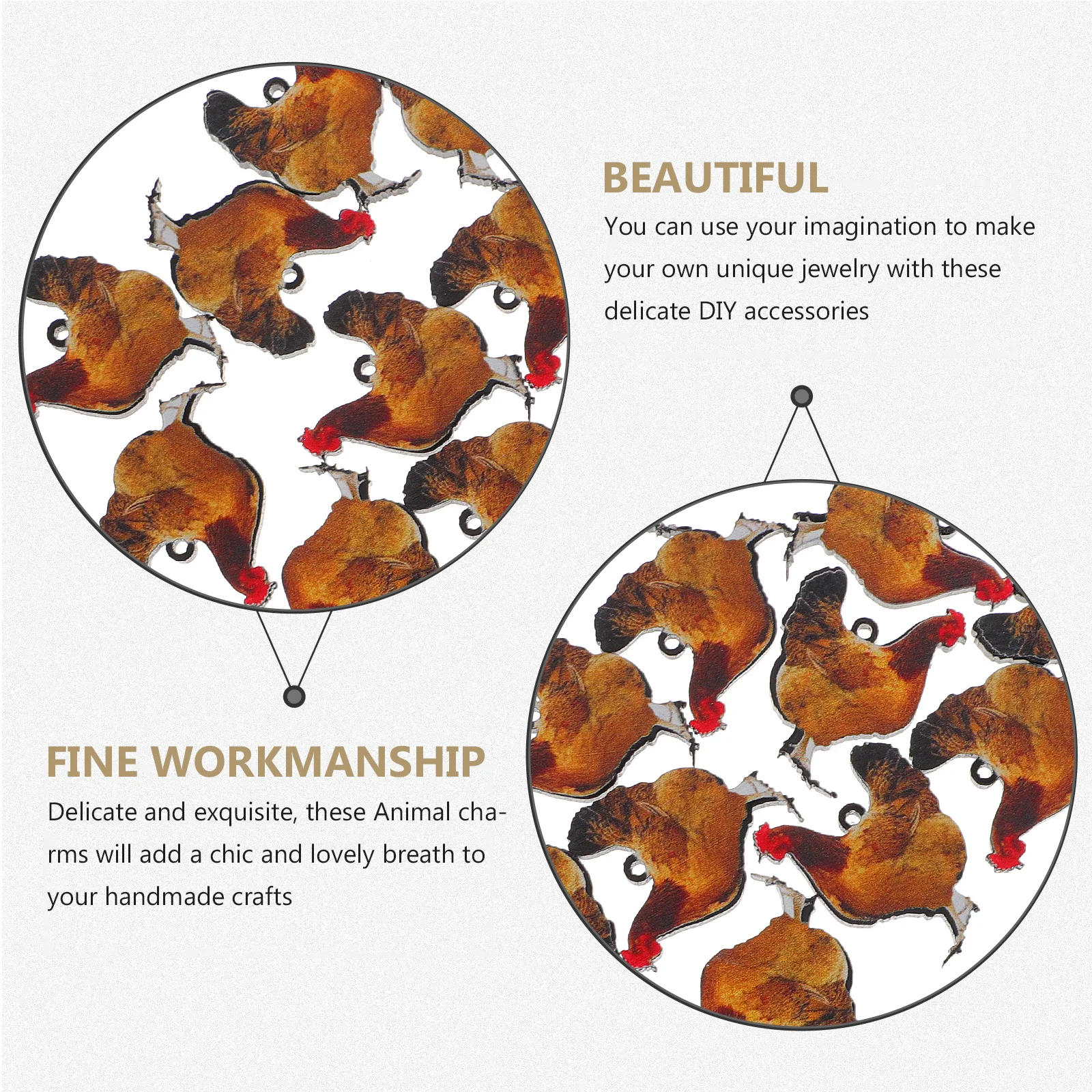 20Pcs Animal Charm Pendants Hanging Hole Acrylic DIY Accessories Cute Craft Supplies for Jewelry Making Animal Charms
20Pcs Animal Charm Pendants Hanging Hole Acrylic DIY Accessories Cute Craft Supplies for Jewelry Making Animal Charms