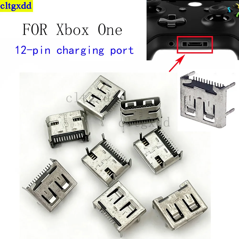 Cltgxdd 2-5piece FOR Xbox One gamepad controller headphone audio charging jack connector 12PIN socket power tail plug port 
Cltgxdd 2-5piece FOR Xbox One gamepad controller headphone audio charging jack connector 12PIN socket power tail plug port