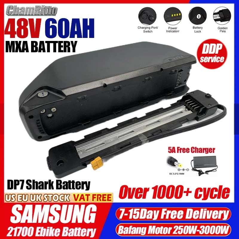 Аккумулятор для электрического велосипеда Hailong 48v 50ah Polly7 chamrider 30ah 48v 1000w 40ah для скутера 48v 45ah 60ah 2000w Литиевая батарея
Аккумулятор для электрического велосипеда Hailong 48v 50ah Polly7 chamrider 30ah 48v 1000w 40ah для скутера 48v 45ah 60ah 2000w Литиевая батарея