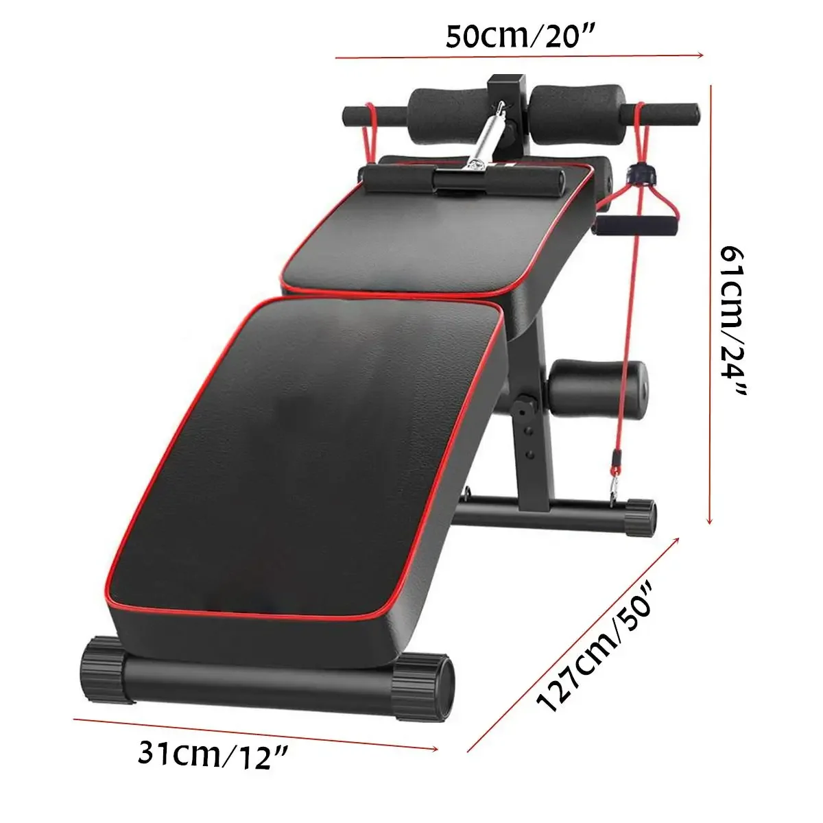 Foldable Fitness Equipment for Home Gym Sit Up Benches Adjustable Multifunction Abdominal Muscle Equipment Exerciser
Foldable Fitness Equipment for Home Gym Sit Up Benches Adjustable Multifunction Abdominal Muscle Equipment Exerciser