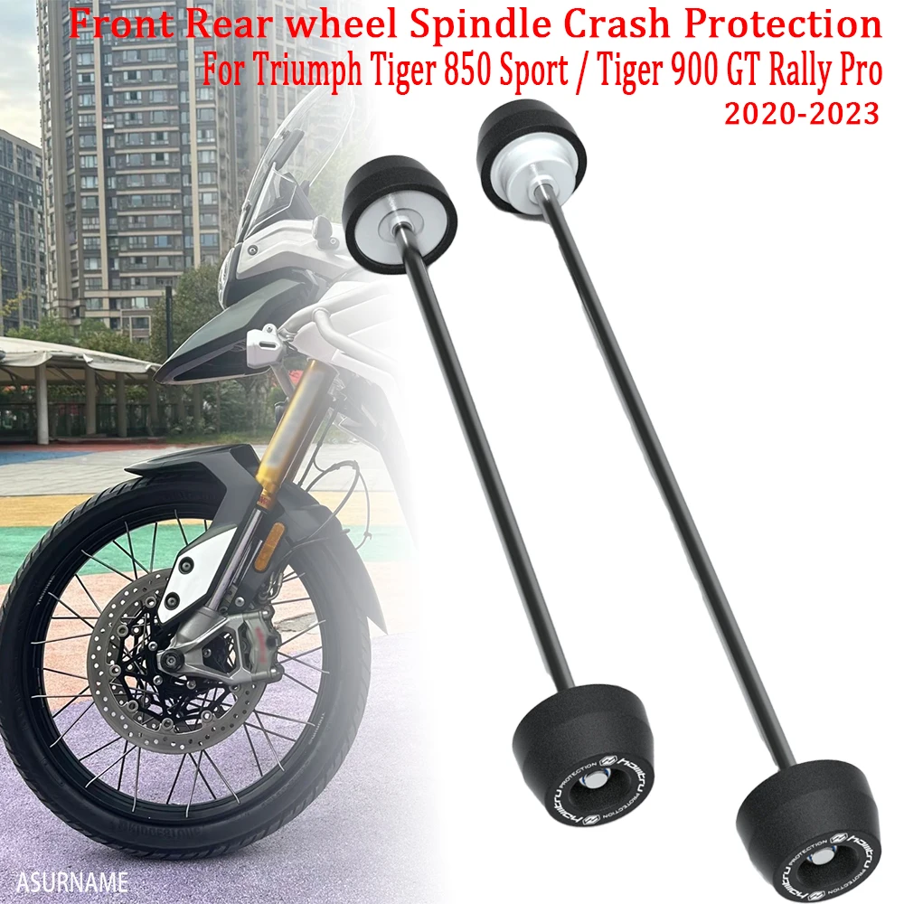 Case For Triumph Tiger 850 Sport / Tiger 900 GT Rally Pro / 2020-2023 Front Rear Axle Wheel Crash Sliders Guard Swingarm Spool
Case For Triumph Tiger 850 Sport / Tiger 900 GT Rally Pro / 2020-2023 Front Rear Axle Wheel Crash Sliders Guard Swingarm Spool